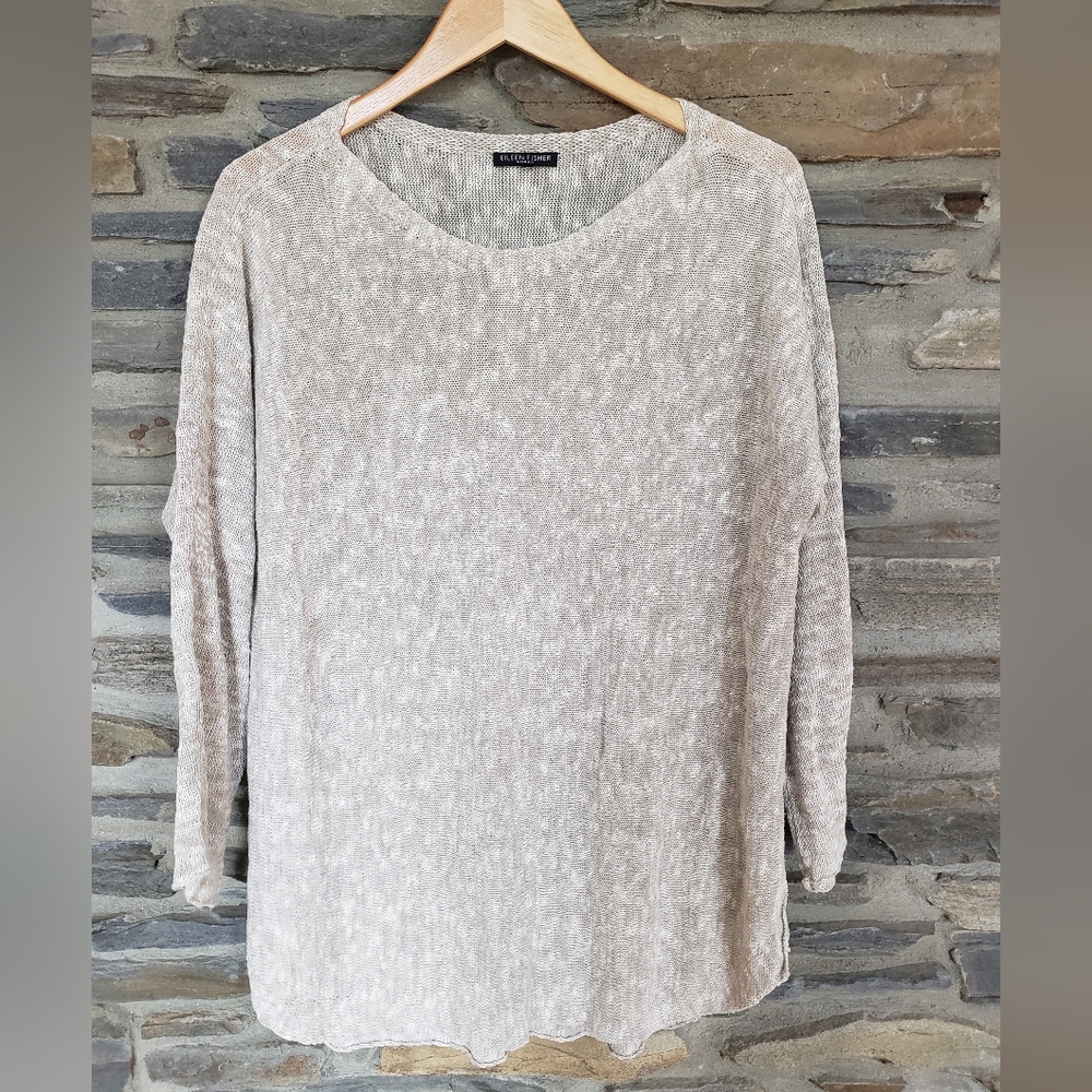 Eileen Fisher Loose Knit Sweater L/XL